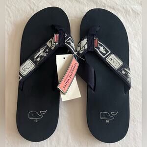Vineyard Vines Flip Flop Sandals Size 10 Vintage NWT